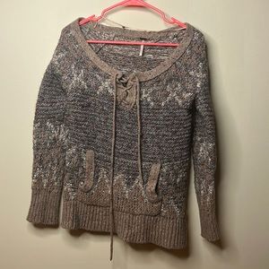 Vintage Wool Knit Free People Sweater